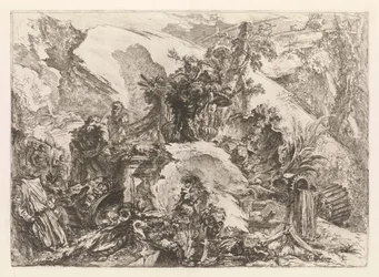 The Skeletons, from Grotteschi (Grotesques)
