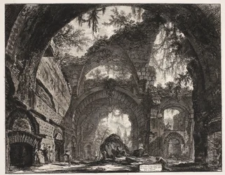 Baths in the Villa Adriana at Tivoli