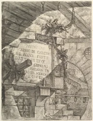 Title Page, from Carceri d