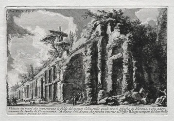 View of the Walls Surrounding the Slopes of Mount Caelius