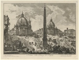 View of the Piazza del Popolo