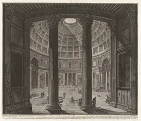 Interior View of the Pantheon