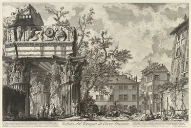 Veduta with the Temple of Jupiter Tonans