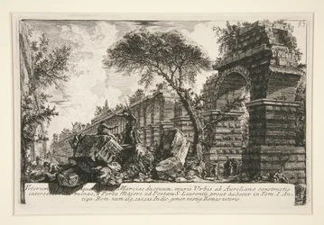 Ancient Aqueduct of the Acqua Marcia, from Della Magnificenza ed Architettura