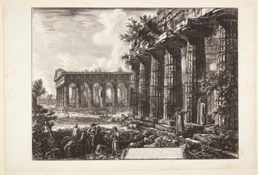 View of Some Columns of the Façade Opposite the One Shown in the Preceding Plate