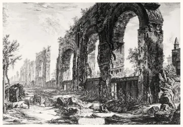 View of the Aqueduct of Nero, from the 