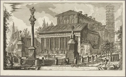 View of the Basilica of S. Lorenzo fuori delle Mura, from Views of Rome