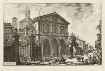 View of the Basilica of San Sebastiano fuori delle mura on the Appian Way, from Views of Rome