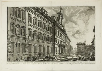 View of the Palazzo di Montecitorio, from Views of Rome