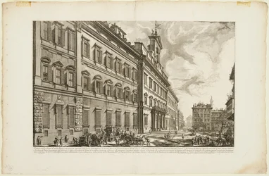 View of the Palazzo di Montecitorio, from Views of Rome