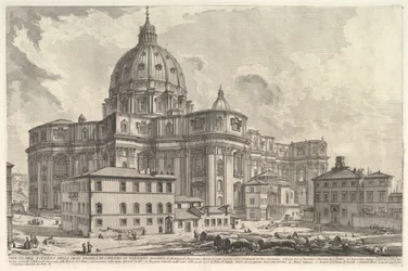 View of the exterior of St. Peter