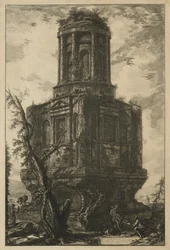 Views of Rome: The Tomb, called La Connocchia, 1776