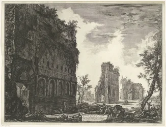 Villa Adriana in Tivoli (Views of Rome, Vedute di Roma by Giambattista Piranesi)