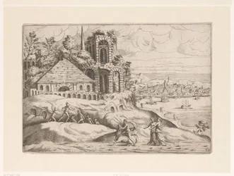 Landscape with Ancient Ruins and the Colossus of Rhodes (Landscapes with Ruins)