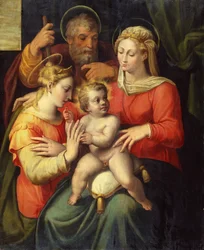 The Holy Family with St. Catherine