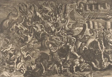 The Trojans repulsing the Greeks, 1538