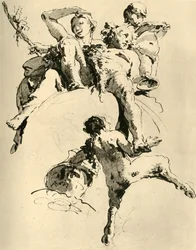 Bacchus and Ariadne, c1740
