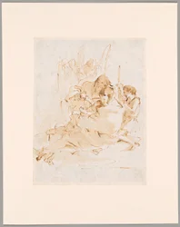 Holy Family with St. John and Two Angels
