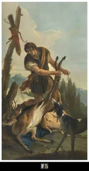 Hunter with Deer