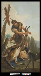 Hunter with Deer