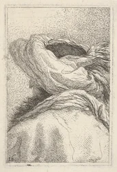 Man in a Turban, Depicted in Bust Length Format from Behind in Three-Quarters View, ca. 1770