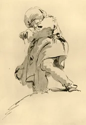 Man with Turban, mid 18th century, 1928
