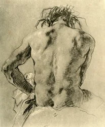 Nude back, 1751, 1928