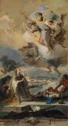 Saint Thecla Praying for the Plague-Stricken, 1758-59