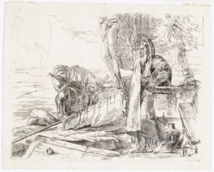 Standing Philosopher with a Large Book, from Vari Capricci