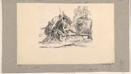 Two Soldiers and Two Women, from the Vari Capricci
