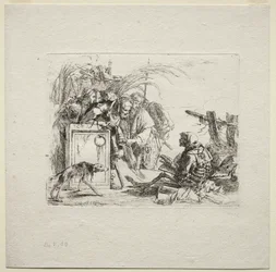 Various Caprices: Death Giving Audience, 1785