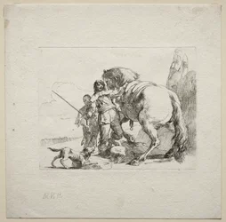 Various Caprices: The Cavalier Mounting his Horse
