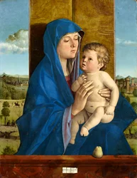 Madonna with Child (Madonna of Alzano) Madonna with Pear