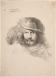 Head of a Young Man in a Feathered Hat (so-called Self-Portrait)