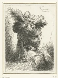 Head of a Young Man with an Earring (series title: Small Study of Heads with Oriental Headdresses)
