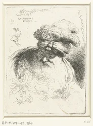 Head of an Old Man with Cap (Small Study of Heads with Oriental Headdresses)