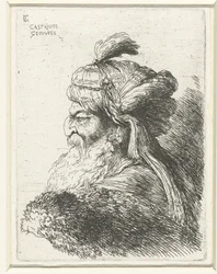 Head of an Old Man with Turban