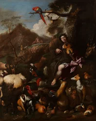 Orpheus Singing to the Animals