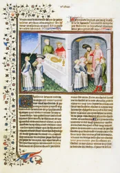 Madonna Dianora promises herself to Messer Ansaldo for garden; Messer Ansaldo employs necromancer and gives her garden; Madonna Dianora tells her husband Gilberto of her promise and he forgives her