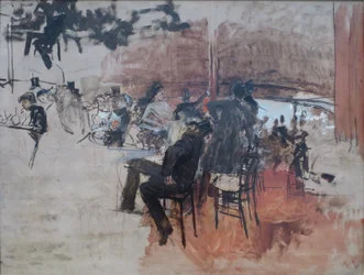 Café Scene (c. 1887)