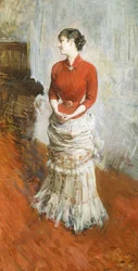 Countess de Rasty Standing, circa 1878