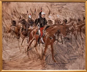 Dragoons on horseback