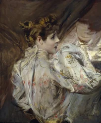 Portrait of a Young Woman in Profile, Eleonora Duse