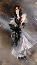 Portrait of Anita de la Feria, the Spanish Dancer