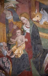 The Adoration of the Three Kings, c.1492 (detail)