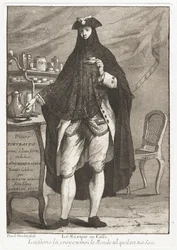The Masked Man Taking Coffee