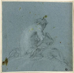 A Satyr Playing His Pipes