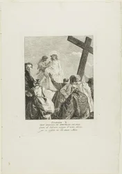 Christ is Stripped of His Garments, plate ten from Stations of the Cross