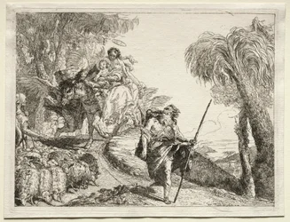 Flight into Egypt: The Holy Family and the Flock of Sheep