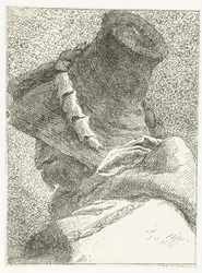 Man with Turned Head and Hat